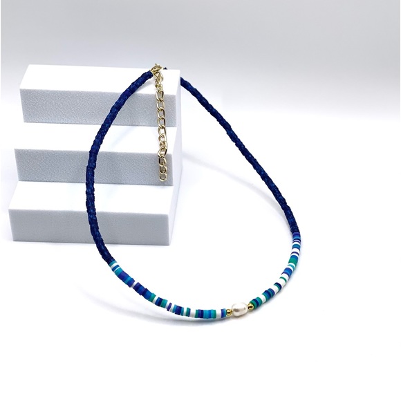NEW……Heishi Beaded with Genuine Freshwater Pearl - Picture 8 of 12